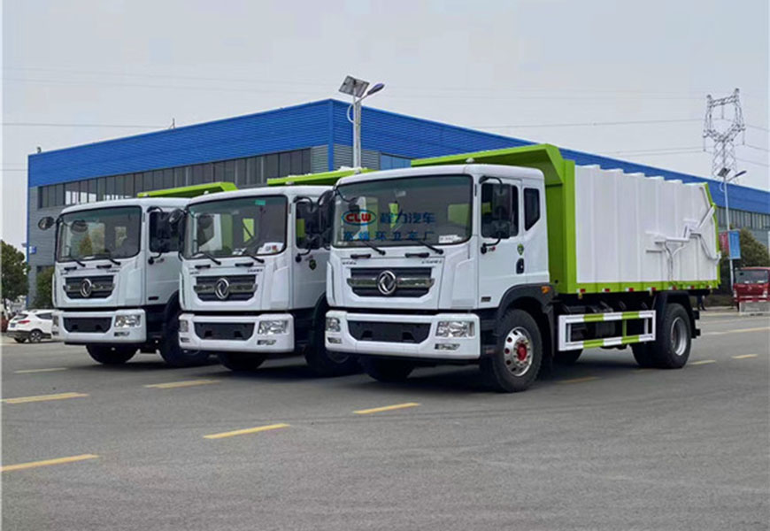 東風(fēng)多利卡D9對(duì)接式垃圾車 國六