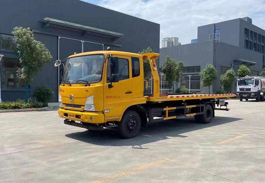 東風(fēng)天錦一拖二平板清障車(chē)